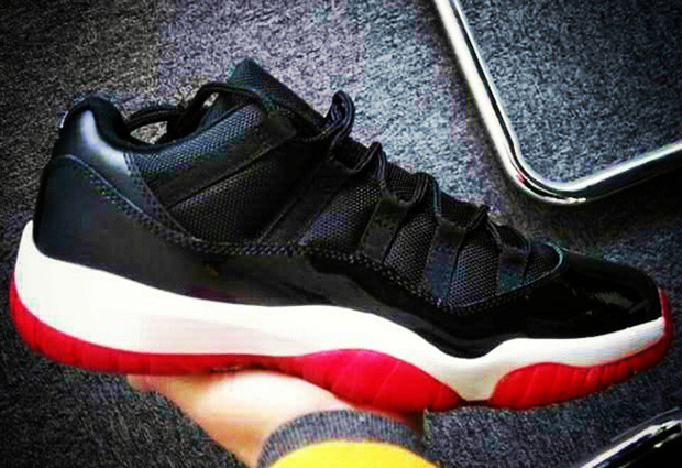 Air Jordan 11 Low "Bred" - 2015 Sample
