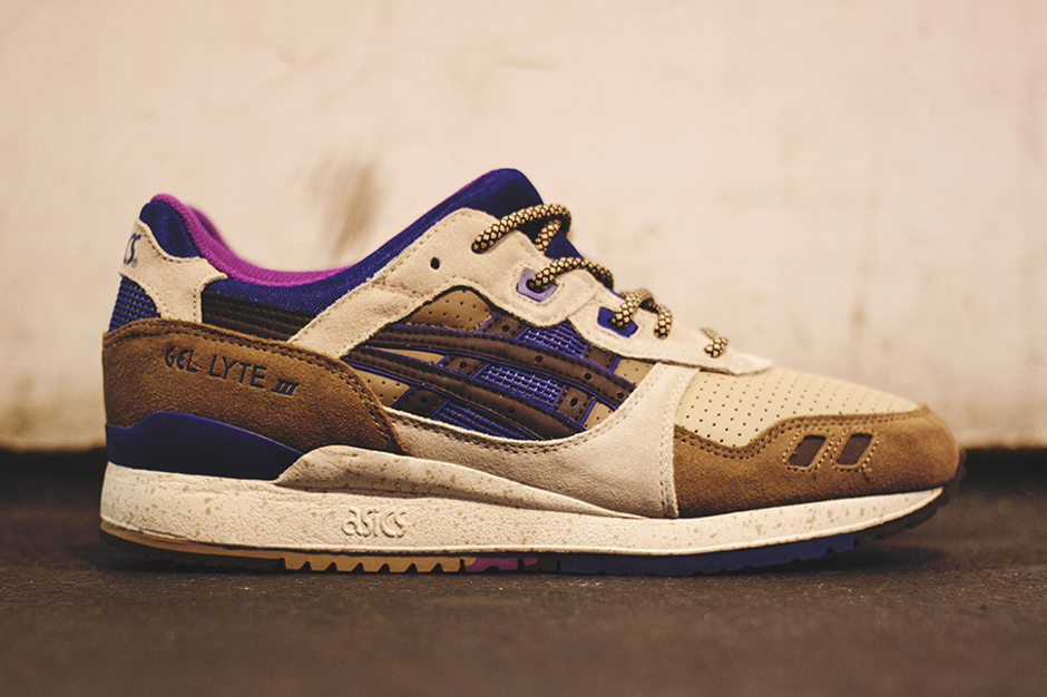 Asics Gel Lyte Iii Light Brown Dark Brown Ink Blue 01