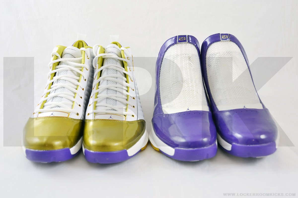 Gary Payton Air Jordan 19 Laker Pes Ebay 02
