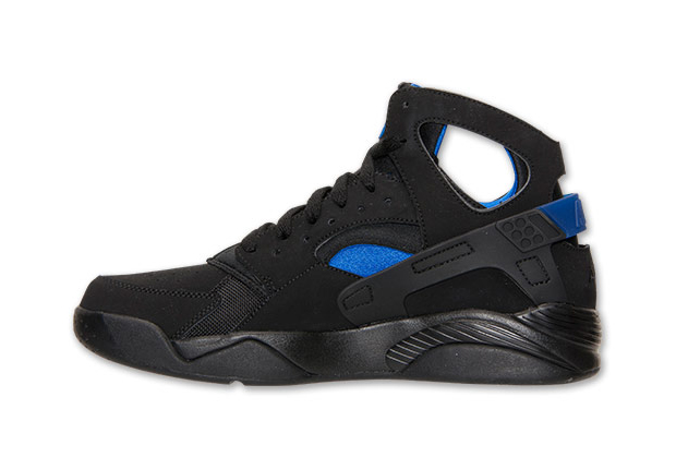 Nike Air Flight Huarache Black Lyon Blue 4