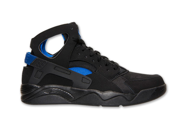 Nike Air Flight Huarache Black Lyon Blue 5