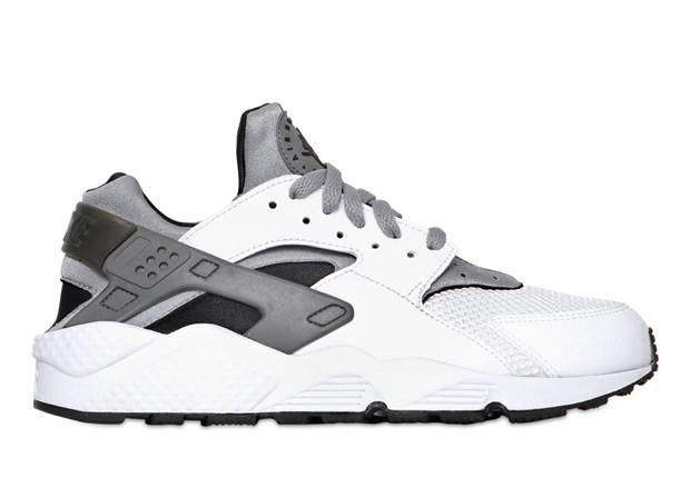Nike Air Huarache - White - Metallic Silver - Black