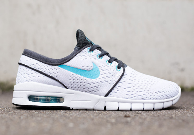 Nike Stefan Janoski Max White Clearwater Anthracite 1
