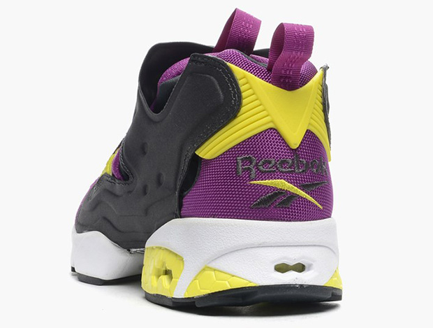 Reebok Instapump Fury Gravel Aubergine Hyper Green 2