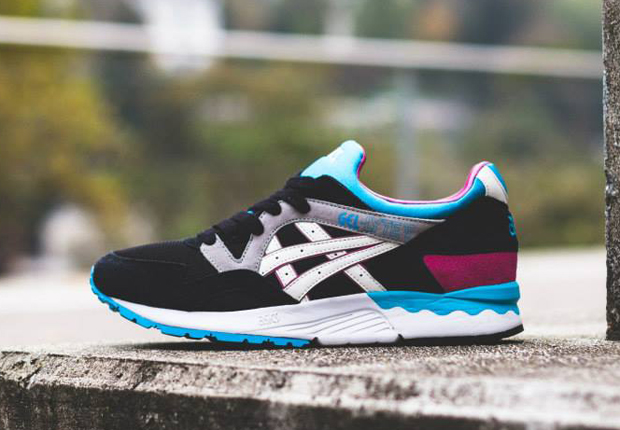 Asics Gel Lyte V Black Sky Blue Fuchsia 1