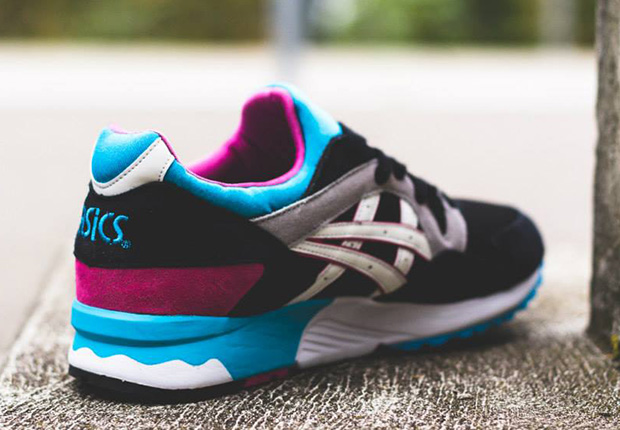 Asics Gel Lyte V Black Sky Blue Fuchsia 3