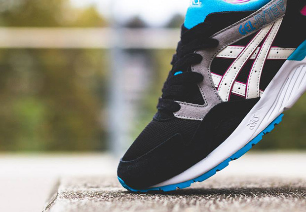 Asics Gel Lyte V Black Sky Blue Fuchsia 4