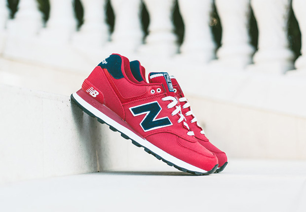 New Balance 574 Pique Polo Pack Red 2