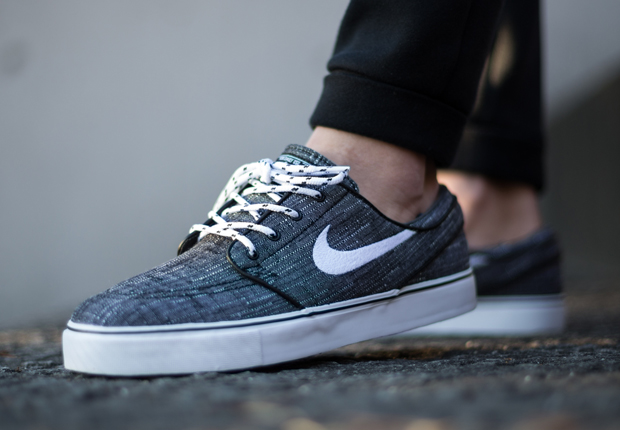 Nike SB Stefan Janoski Canvas - Black - White