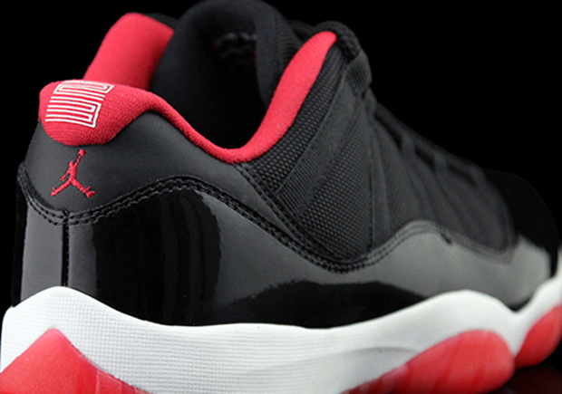 Air Jordan 11 Low Bred Detailed Look 01