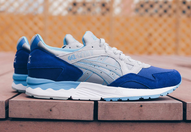 Asics Gel Lyte V - Royal Blue - Grey - Teal