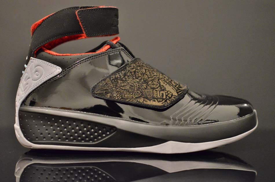 Jordna Brand Brings Back Black Patent Leather Aj20 Stealth 02