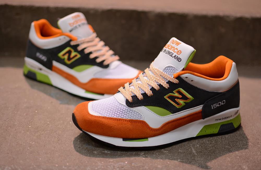 New Balance M1500 White Orange Green 01