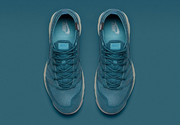 Nike Flyknit Chukka Trainer Fsb Teal Beige 3
