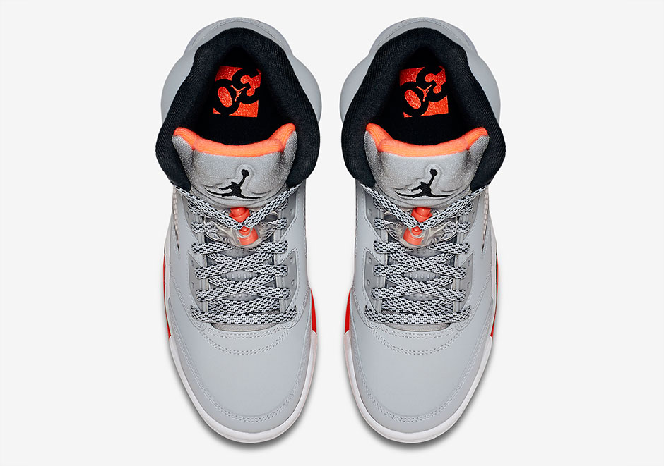 Air Jordan 5 Gg Wolf Grey Hot Lava 5