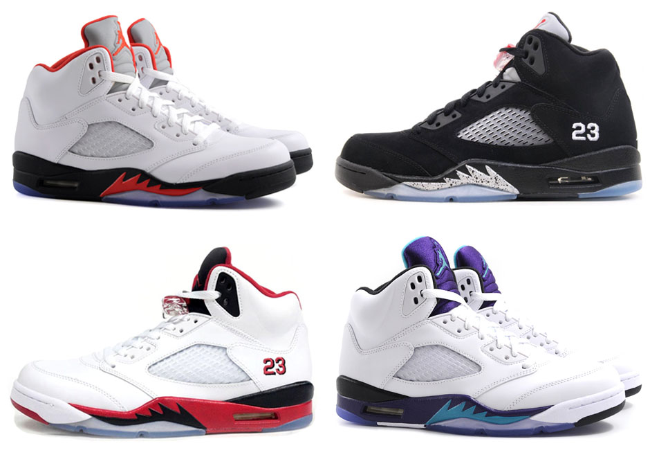 Air Jordan V Og Colorways