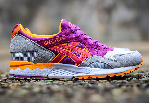 Asics Gel Lyte V - Soft Grey - Hyacinth Violet