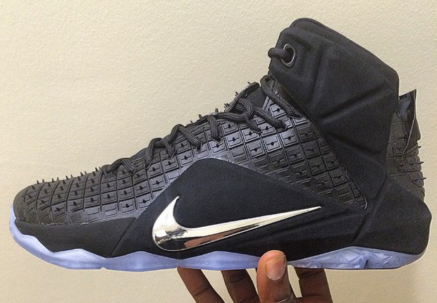 Lebron 12 Rubber City Black 1