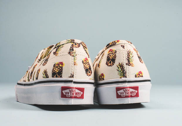 Vans Authentic Drained And Confused Pineapple Skull 5