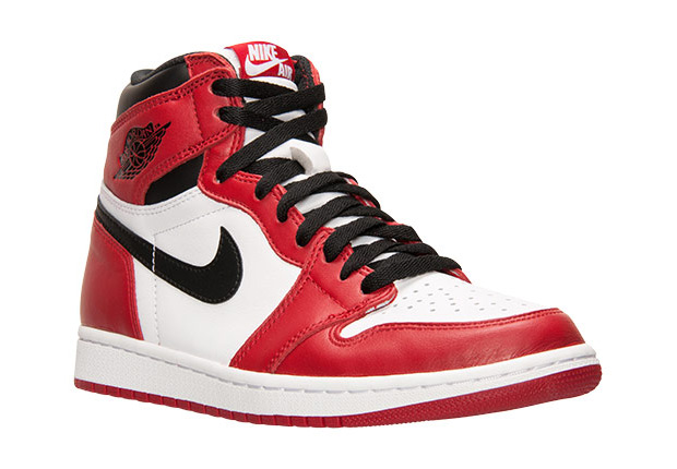 Air Jordan 1 High Og White Black Varsity Red