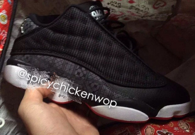 Air Jordan 13 Low Quai 54 Black Red 2
