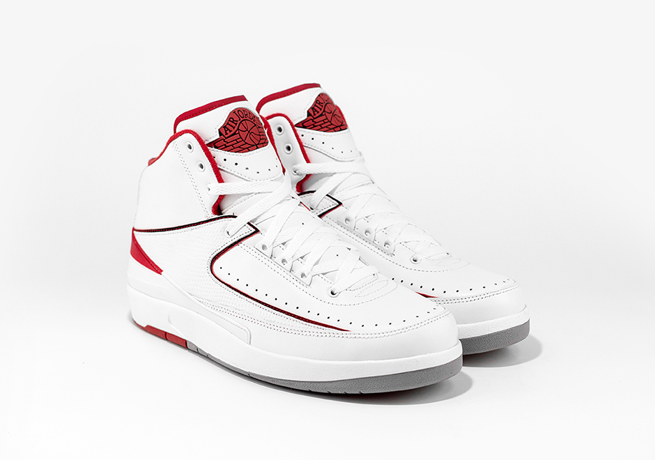 Air Jordan 2 White Red