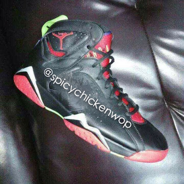 Air Jordan 7 Marvin Martian Black Red1