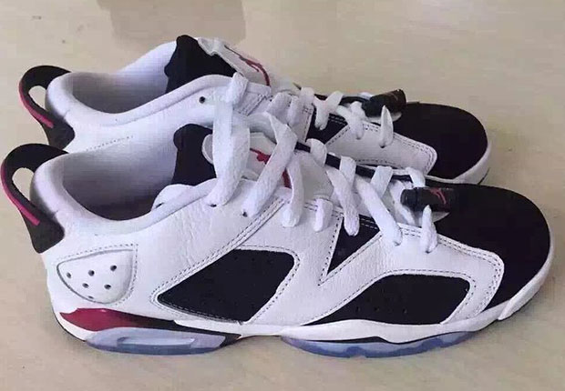 Jordan 6 Low White Black Fireberry