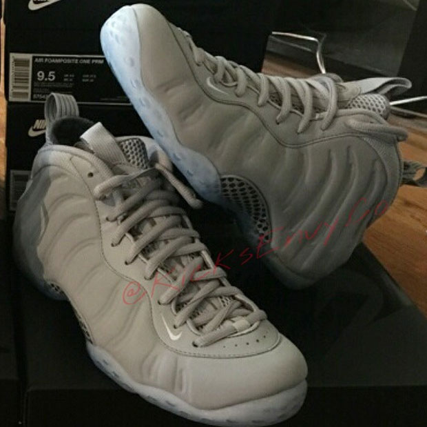 Nike Air Foamposite One Grey Suede 1