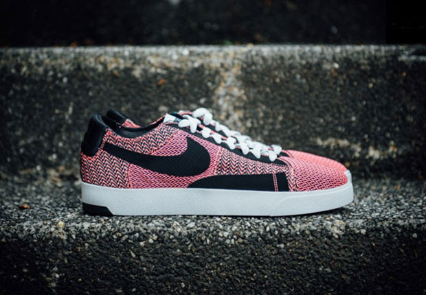 Nike Blazer Lux Cmt Low Red Black Knit