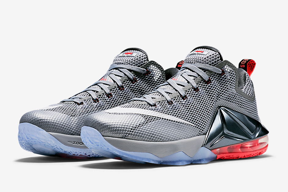 Nike Lebron 12 Low Wolf Grey 02