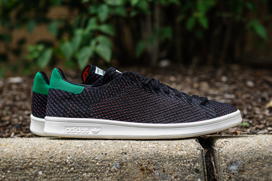 Adidas Stan Smith Primeknit Black Green Red 01