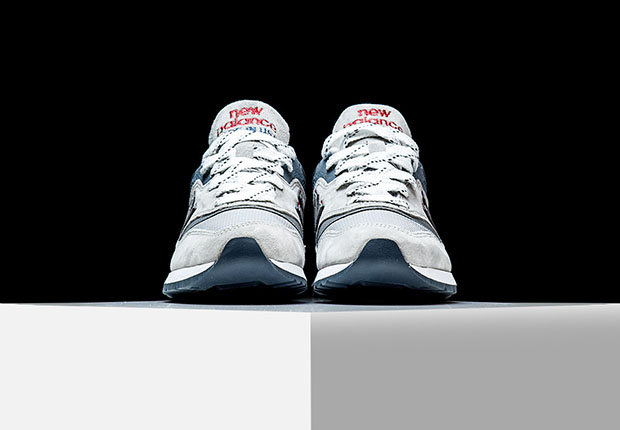 New Balance 997 Grey Blue Red Pumice Stone 3