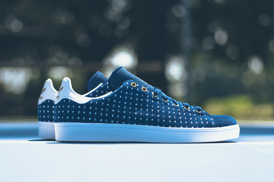 New Graphic Printed Adidas Stan Smith Vulc 01
