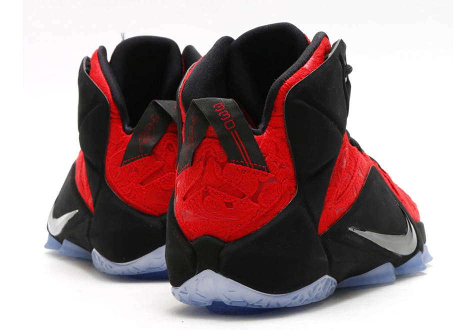 Nike Lebron 12 Ext Red Paisleys 05
