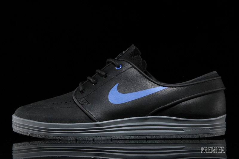 Nike Sb Lunar Stefan Janoski Black Leather 02