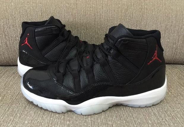 Premium Leather Detailing Air Jordan 11 72 10 Holidays 01