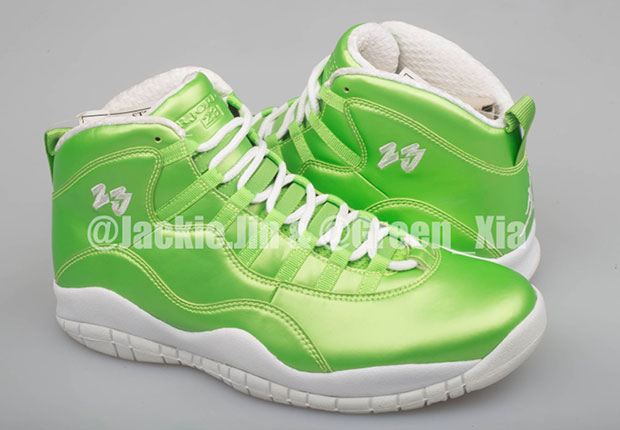 Air Jordan Rainbow Pe Sample Set Green 4