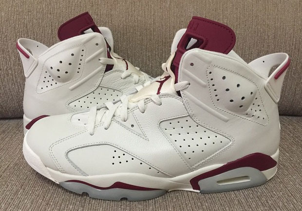 Jordan 6 Maroon 2015 4