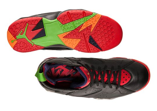 Peep The Dope Insoles On The Air Jordan 7 “Marvin The Martian”