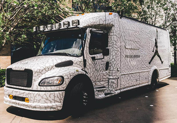 Jordan Brand Elephant Print Truck Vegas 2