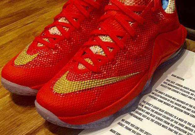 Only LeBron's Inner Circle Got The Nike LeBron 12 Low "Trainwreck"