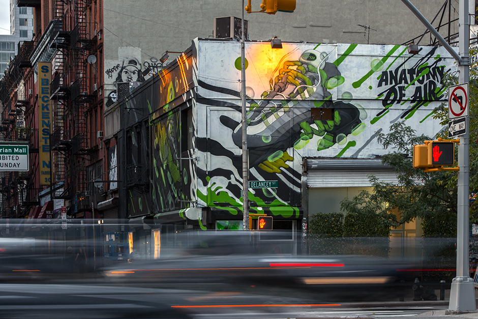 Must See In NYC: The Nike Air Max 95 Mural In LES