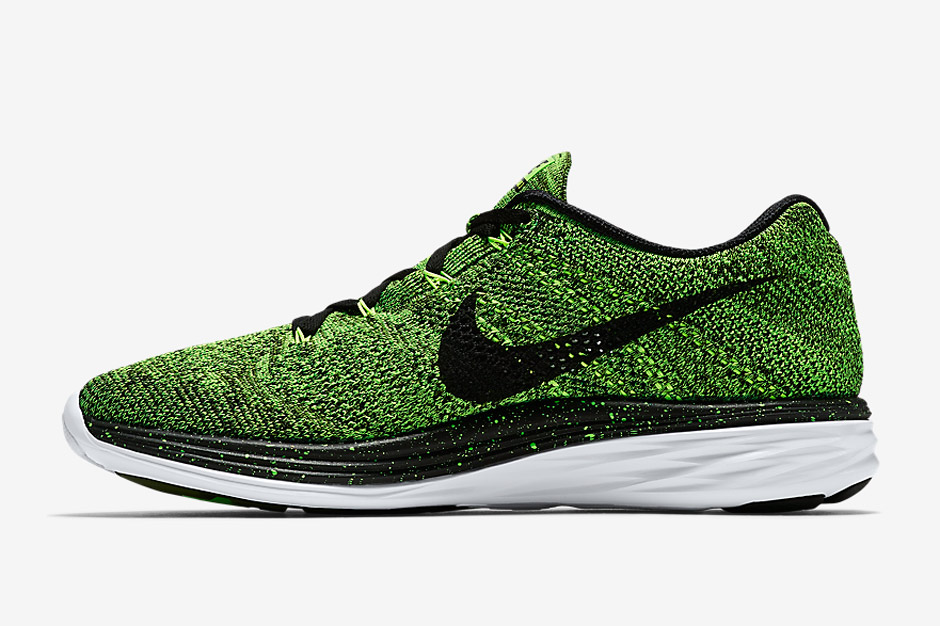 Nike Flyknit Lunar 3 Electric Green 03