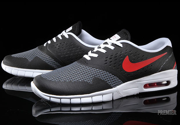 Nike Sb Eric Koston 2 Max Black Cool Grey University Red 3