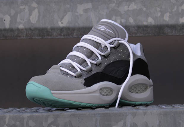 Reebok Question Low R13 Black Tar Carbon Mint 1