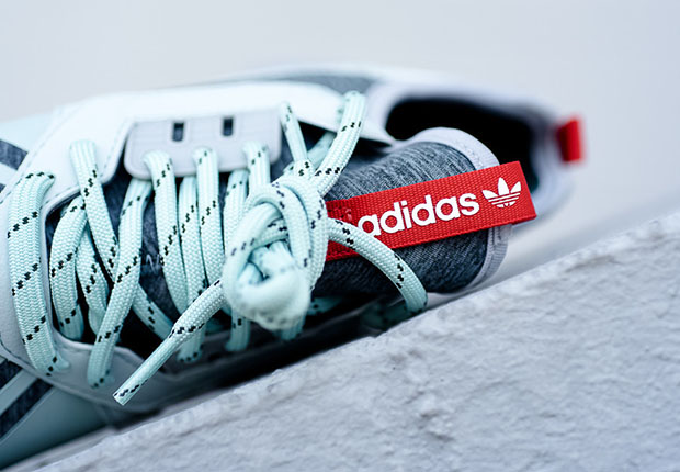 Adidas Tubular Runner Weave Fleece Mint 5