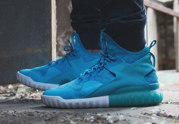 Adidas Tubular X Primeknit Bright Cyan 01