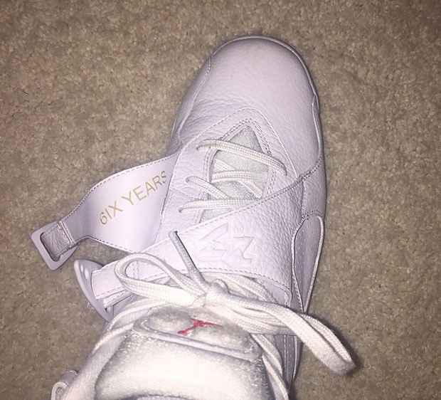 Jordan 8 Ovo White 6ix Years