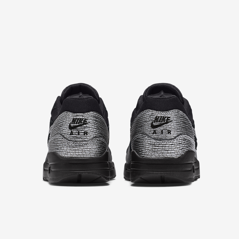 Nike Air Max 1 Premium Metallic Silver Black 5